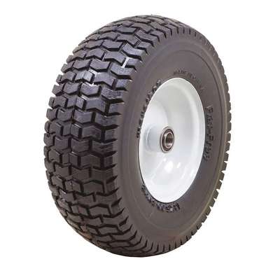 Flat-Free Wheel,6",325 Lb.