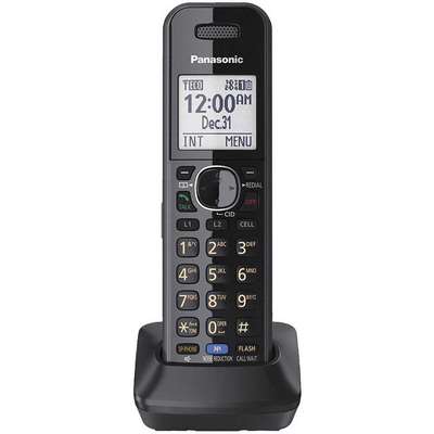 Telephone,Cordless,Black,2 N.