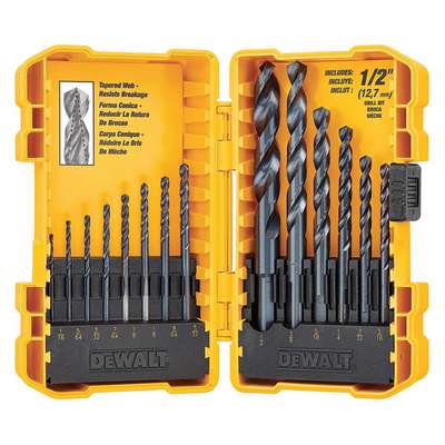 Drill Bit,Sizes 1/16" To 1/2",