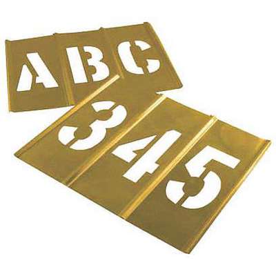 Stencil Set,Letters &amp; Numbers,