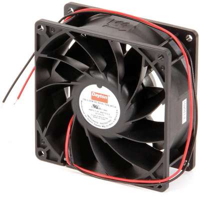 Axial Fan,24VDC,3-5/8In H,3-5/