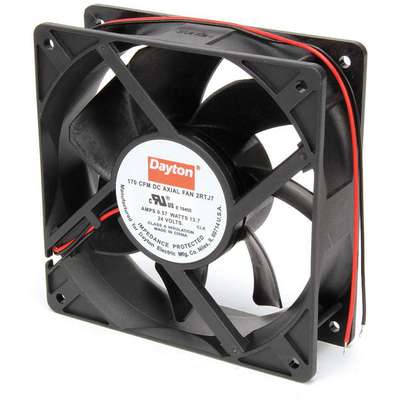 Axial Fan,24VDC,4-11/16In H,4-