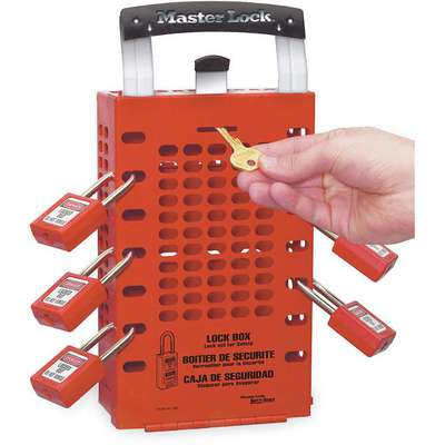 Group Lockout Box,14 Locks Max,