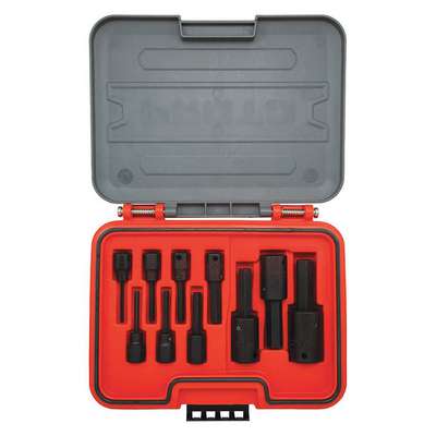 Hex Bit Set,3/8",1/2" Drive,10