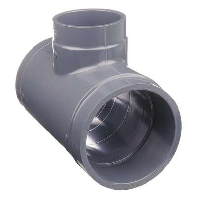 Tee,3 In,Socket,PVC