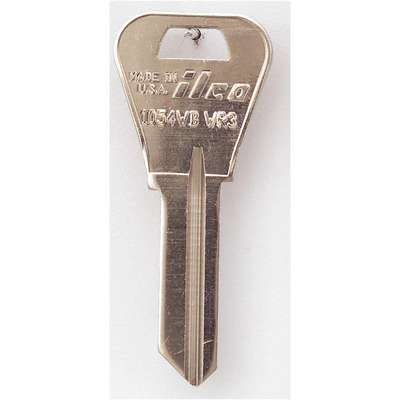 Key Blank,Brass,Type WR3,5 Pin,