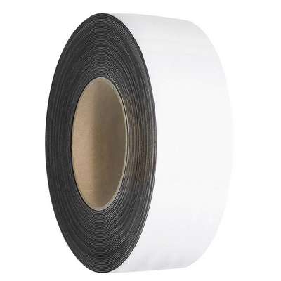 Magnetic Rolls,2"x100 Ft.,Wht