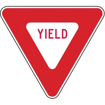 Traffic Sign,12 x 12In,R/Wht,