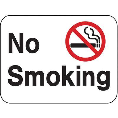 Safety Sign,No Smoking,18 x 24