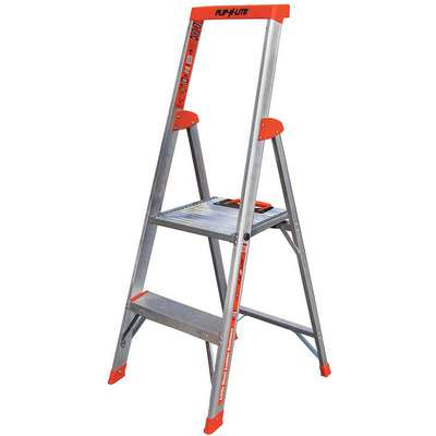 Platform Stepladder,4ft,Alum,