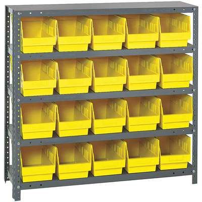 Bin Shelving,39" Overall H,20