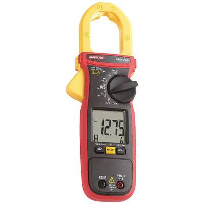 Clamp Meter,600A,1-3/8in Jaw