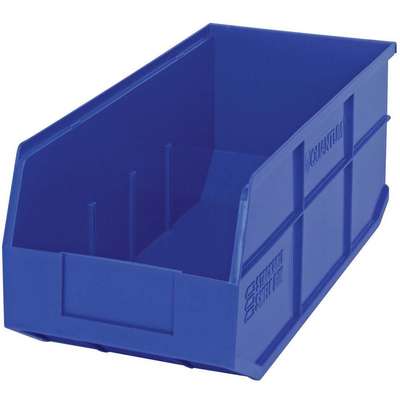 Shelf Bin,8-1/4 In. W,7 In. H,