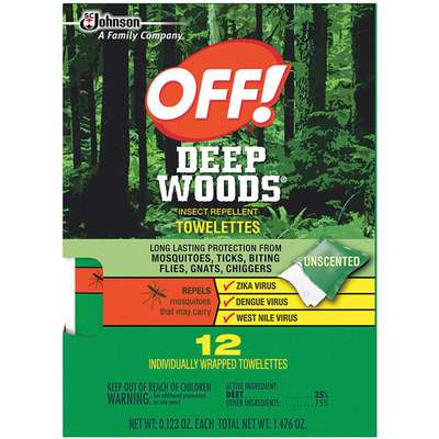 Insect Repellent Wipes,25%