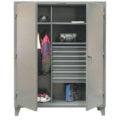 926429-4 Strong Hold Heavy Duty Pegboard Cabinet, Dark Gray, 78