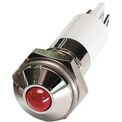 Round Indicator Light,Red,12VDC