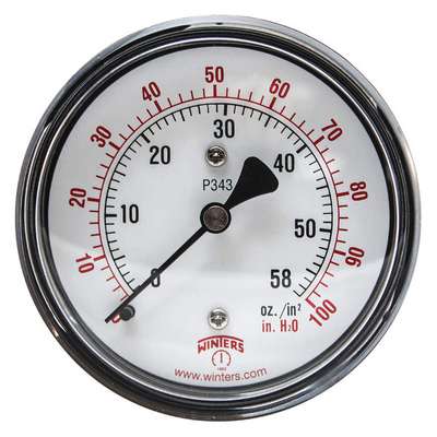 Pressure Gauge,2-1/2" Dial