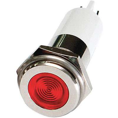 Flat Indicator Light,Red,12VDC