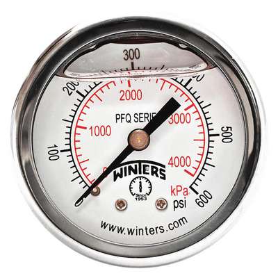 Pressure Gauge,2" Dial Size,