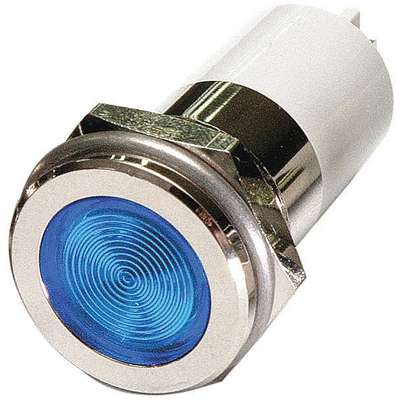 Flat Indicator Light,Blue,12VDC