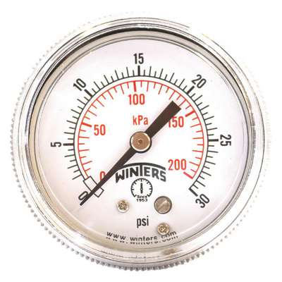 Pressure Gauge,2" Dial Size,