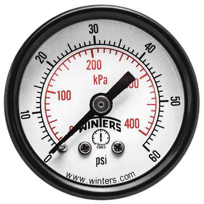 Pressure Gauge,1-1/2" Dial