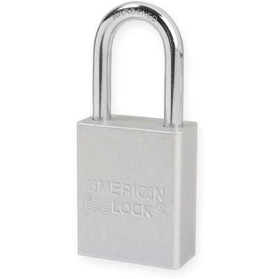 Lockout Padlock,Ka,Silver,1/4