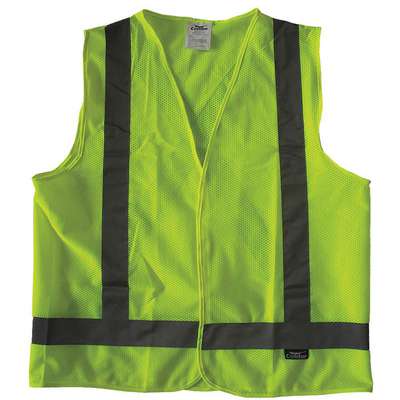 Safety Vest,Yellow/Green,Hook-