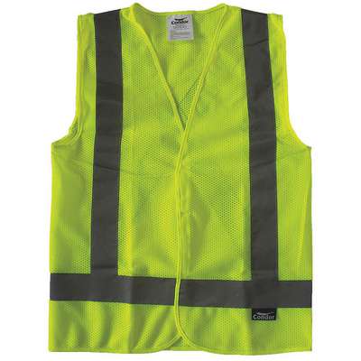 Safety Vest,Yellow/Green,Hook-