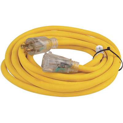 Extension Cord,3-Outlet,15A,