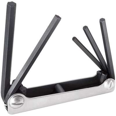 Hex Key Set,3/16-3/8 In,Fold-