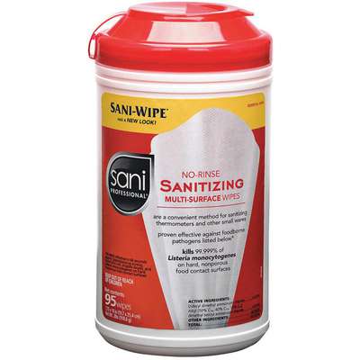 Sanitizing Wipes,Canister,95