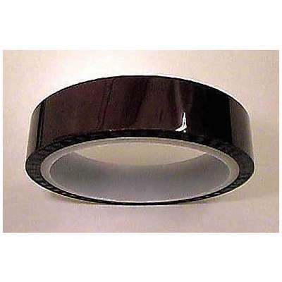 Black Polyimide Tape with Acrylic Adhesive, 2 Wide, 2 Mil Thick