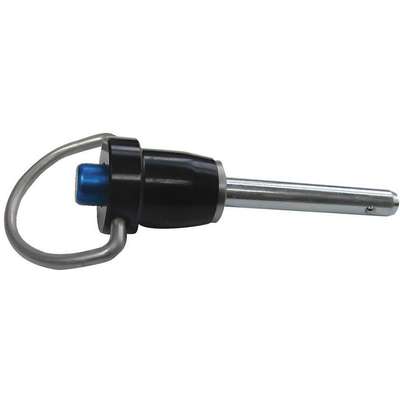 Ball Lock Pin,Pull Ring,3/8"