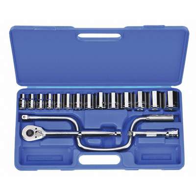 Socket Wrench Set,SAE,1/2 In.