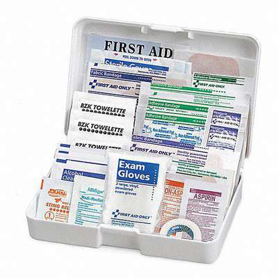 First Aid Kit,Bulk,White,41 Pcs