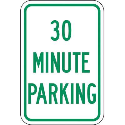 Parking Sign,18"H,12"W,Aluminum