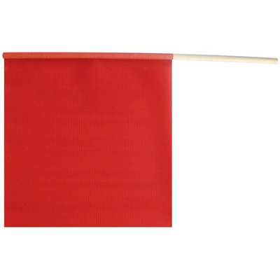 Safety Flag W/Dowel 18"X18"