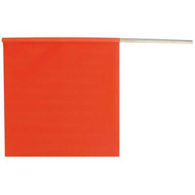 Safety Flag W/Dowel PVC Coated