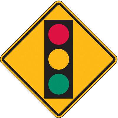 Traffic Light Safety Sign 18"