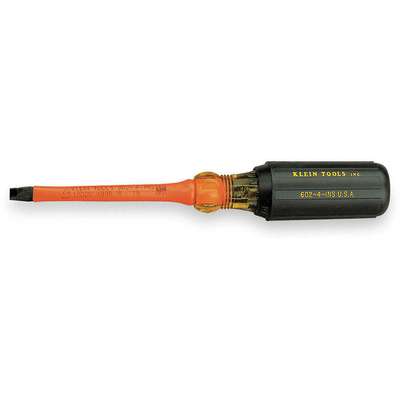 Insulated Screwdriver,1/4x4 In,