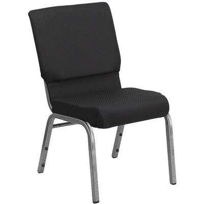 Church Chair,Black Seat,Fabric