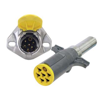 7-Way Socket W/ Ring Terminals