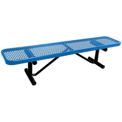 Outdoor Bench,72 In. L,16-3/8