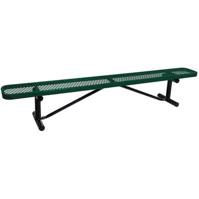 Outdoor Bench,96 In. L,16-3/8