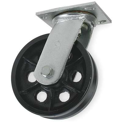 V-Groove Swivel Caster,1000 Lb.