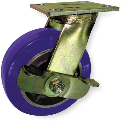 Swivel Plate Caster,Poly,4 In.,