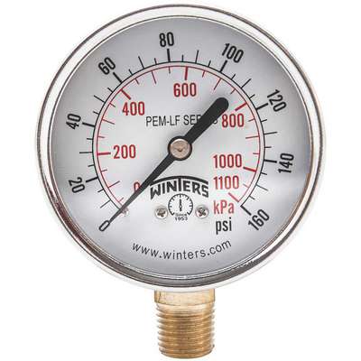 Gauge,Pressure,0 To 160 PSI,2-