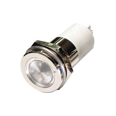 Flat Indicator Light,White,