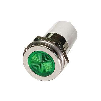 Flat Indicator Light,Green,